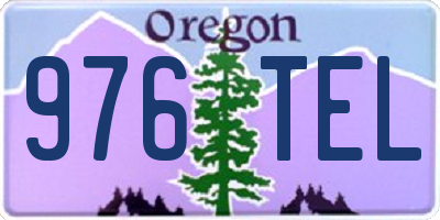 OR license plate 976TEL
