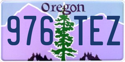 OR license plate 976TEZ