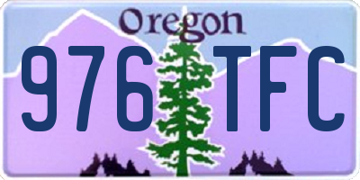 OR license plate 976TFC