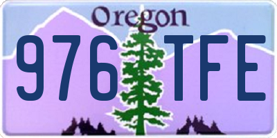 OR license plate 976TFE