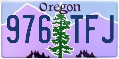 OR license plate 976TFJ