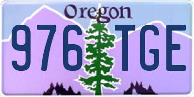 OR license plate 976TGE