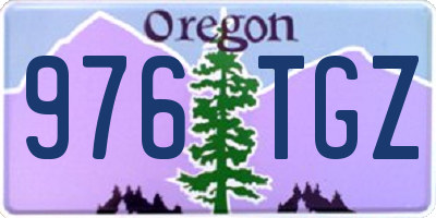 OR license plate 976TGZ