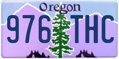 OR license plate 976THC