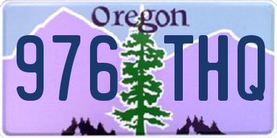 OR license plate 976THQ