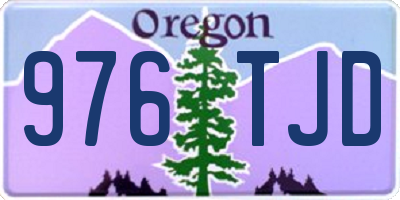 OR license plate 976TJD