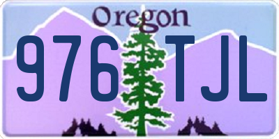 OR license plate 976TJL