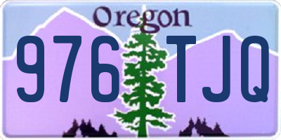 OR license plate 976TJQ
