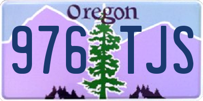 OR license plate 976TJS