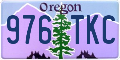 OR license plate 976TKC