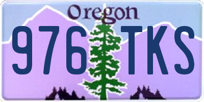 OR license plate 976TKS