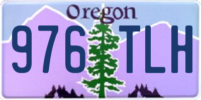 OR license plate 976TLH