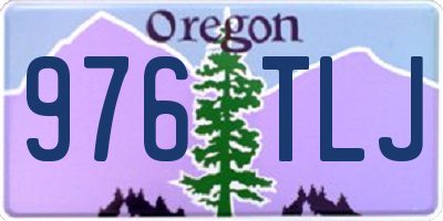 OR license plate 976TLJ