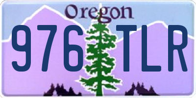 OR license plate 976TLR