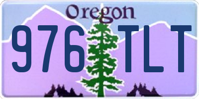 OR license plate 976TLT