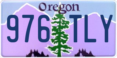 OR license plate 976TLY