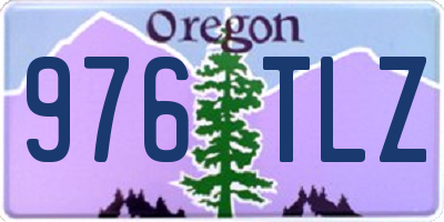 OR license plate 976TLZ