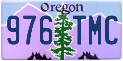 OR license plate 976TMC