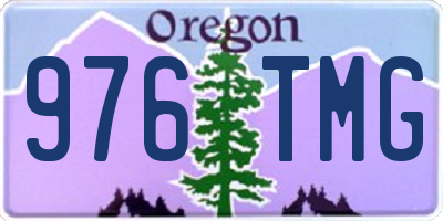 OR license plate 976TMG