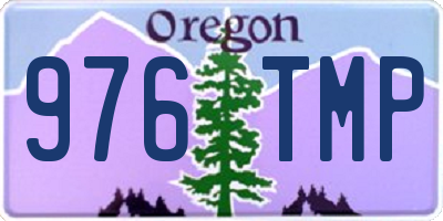 OR license plate 976TMP