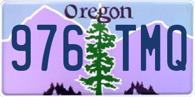 OR license plate 976TMQ