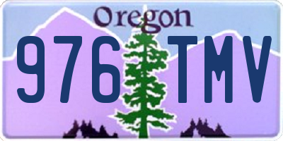 OR license plate 976TMV