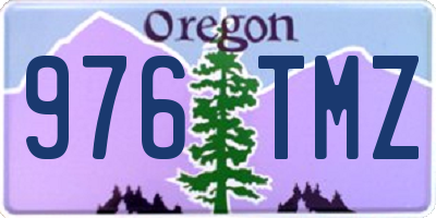 OR license plate 976TMZ