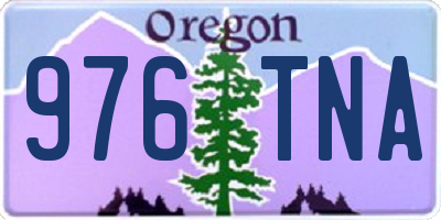 OR license plate 976TNA