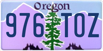 OR license plate 976TOZ