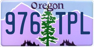 OR license plate 976TPL