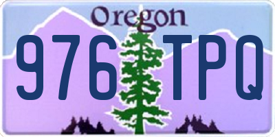 OR license plate 976TPQ