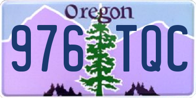 OR license plate 976TQC