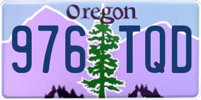 OR license plate 976TQD