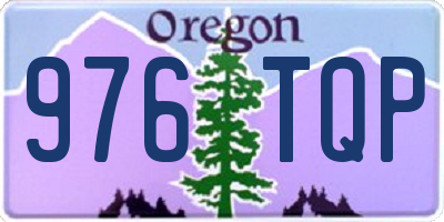 OR license plate 976TQP