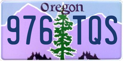 OR license plate 976TQS