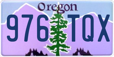 OR license plate 976TQX