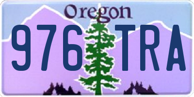 OR license plate 976TRA