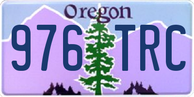 OR license plate 976TRC
