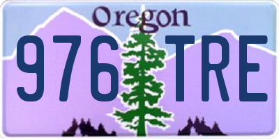 OR license plate 976TRE