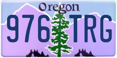 OR license plate 976TRG