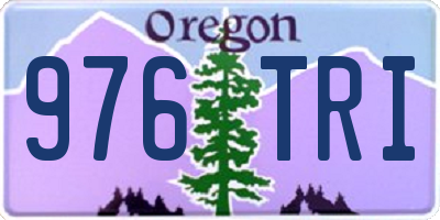 OR license plate 976TRI