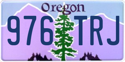 OR license plate 976TRJ
