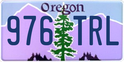 OR license plate 976TRL
