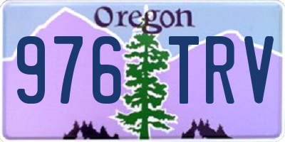 OR license plate 976TRV