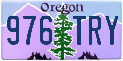 OR license plate 976TRY