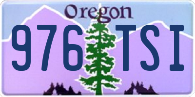 OR license plate 976TSI