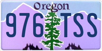 OR license plate 976TSS