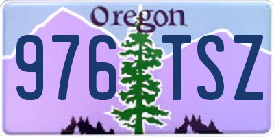 OR license plate 976TSZ