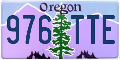 OR license plate 976TTE