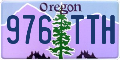 OR license plate 976TTH